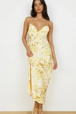 Vacation Dresses|Date Night Dresses>Hello Molly For The Taking Maxi Dress Yellow