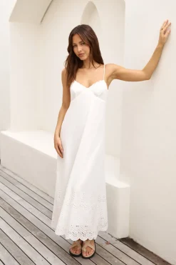 Vacation Dresses|Spring Break Dresses>Fortunate One Angelic Maxi Dress White
