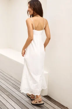 Vacation Dresses|Spring Break Dresses>Fortunate One Angelic Maxi Dress White