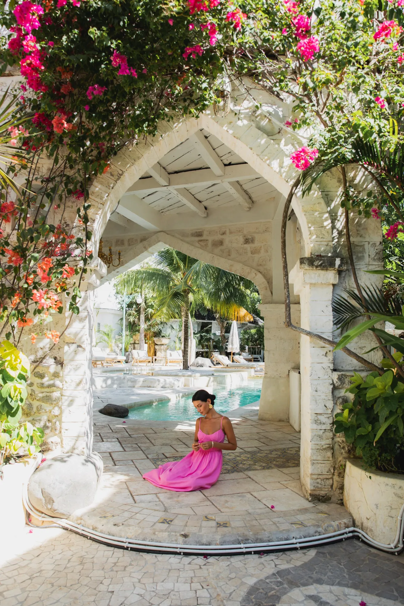 Brunch Dresses|Summer Dresses>Fortunate One Blushing Lovers Maxi Dress Pink