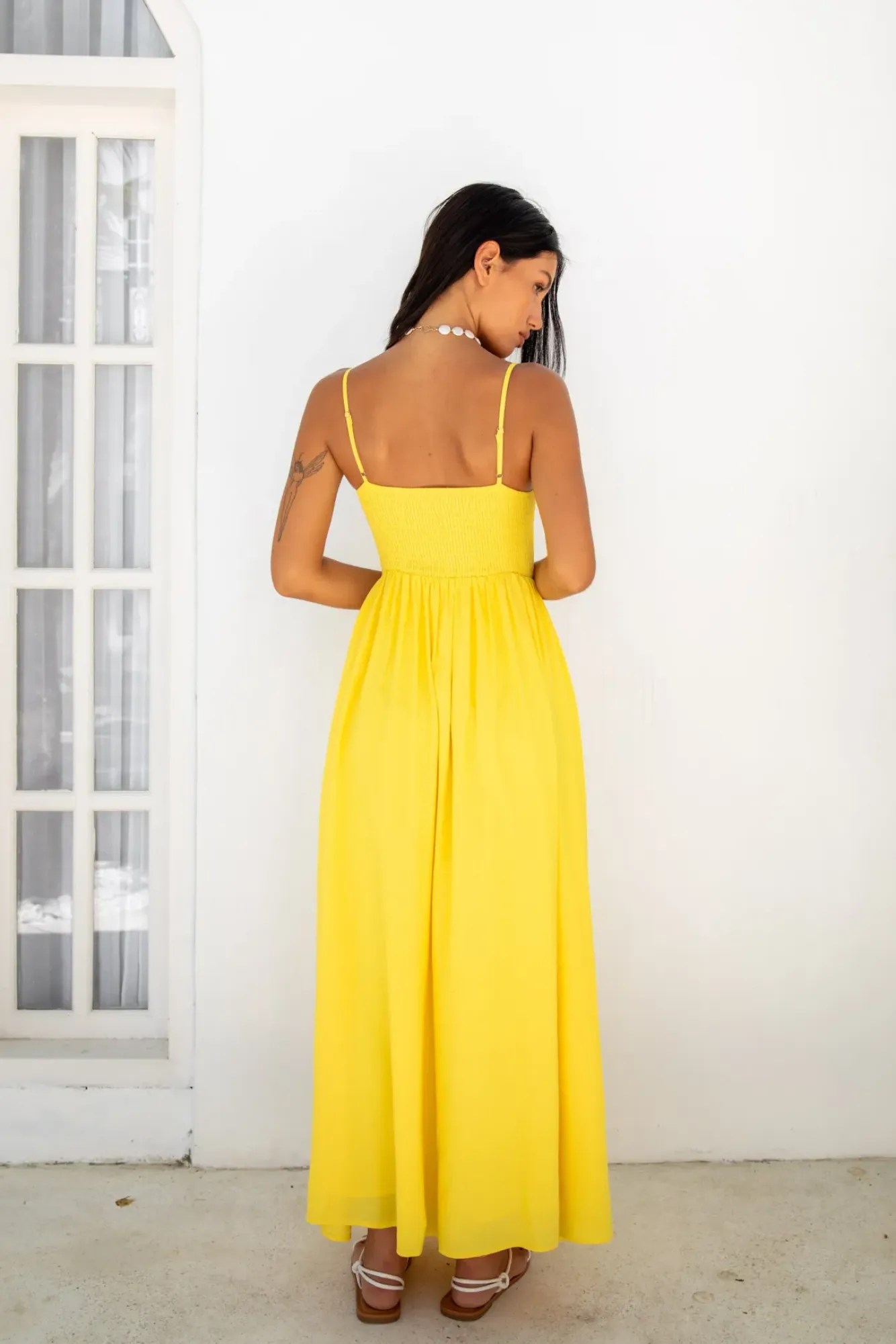 Vacation Dresses|Spring Break Dresses>Fortunate One Blushing Lovers Maxi Dress Yellow