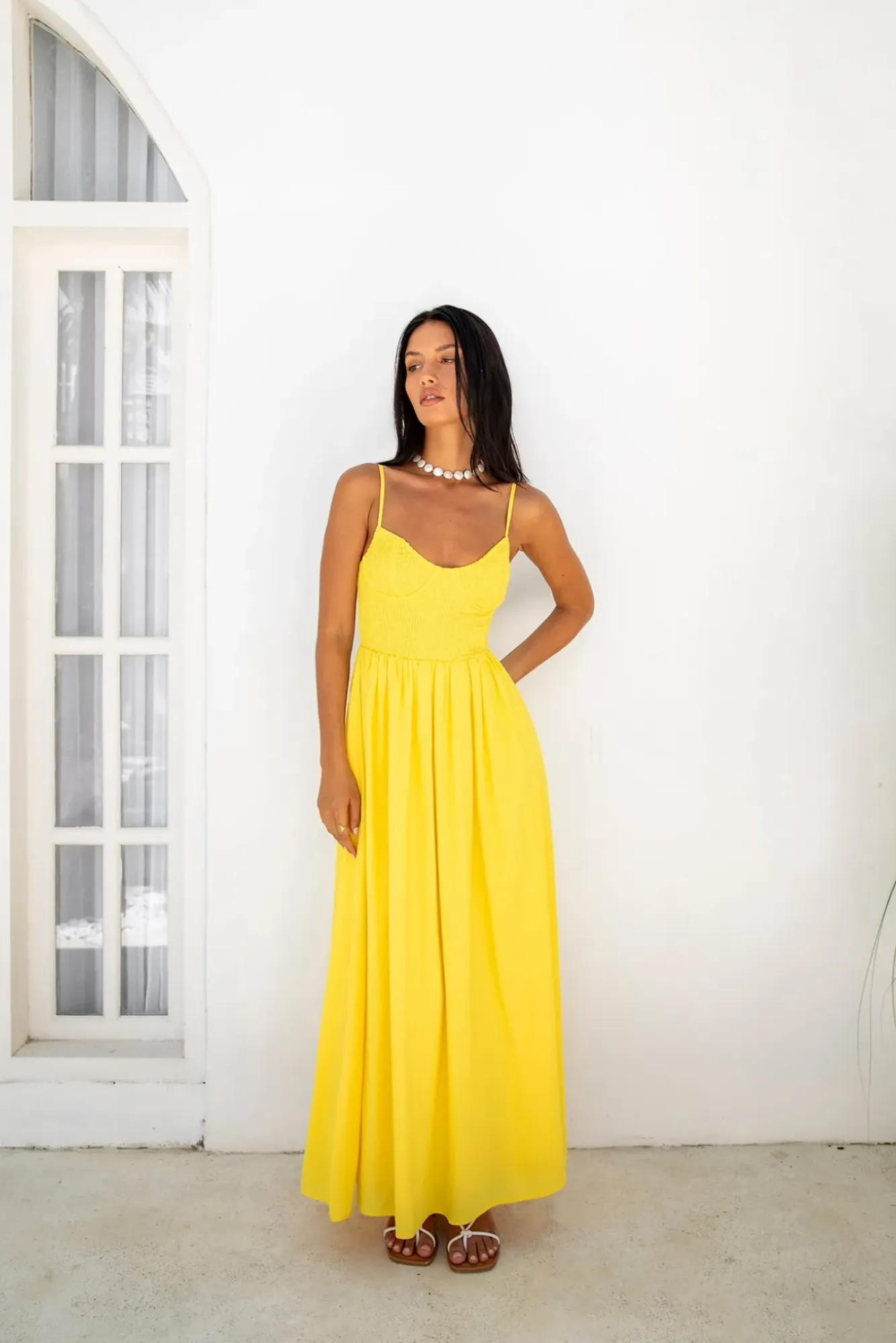 Vacation Dresses|Spring Break Dresses>Fortunate One Blushing Lovers Maxi Dress Yellow
