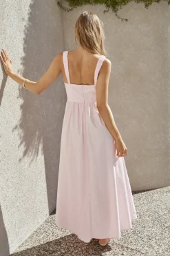 Vacation Dresses|Brunch Dresses>Fortunate One Hopeful Romantic Maxi Dress Pink