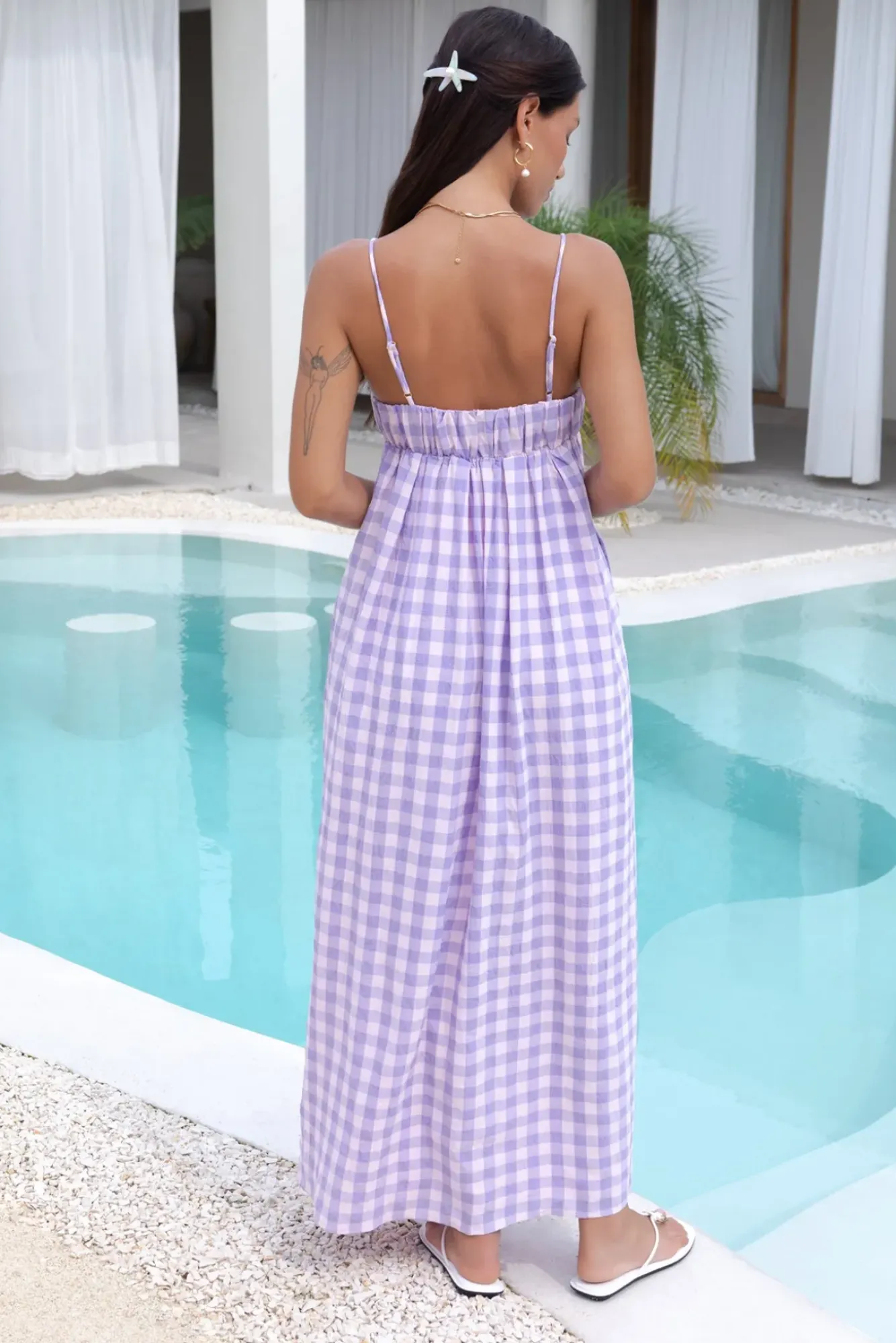 Vacation Dresses|Spring Break Dresses>Fortunate One Peony Maxi Dress Purple