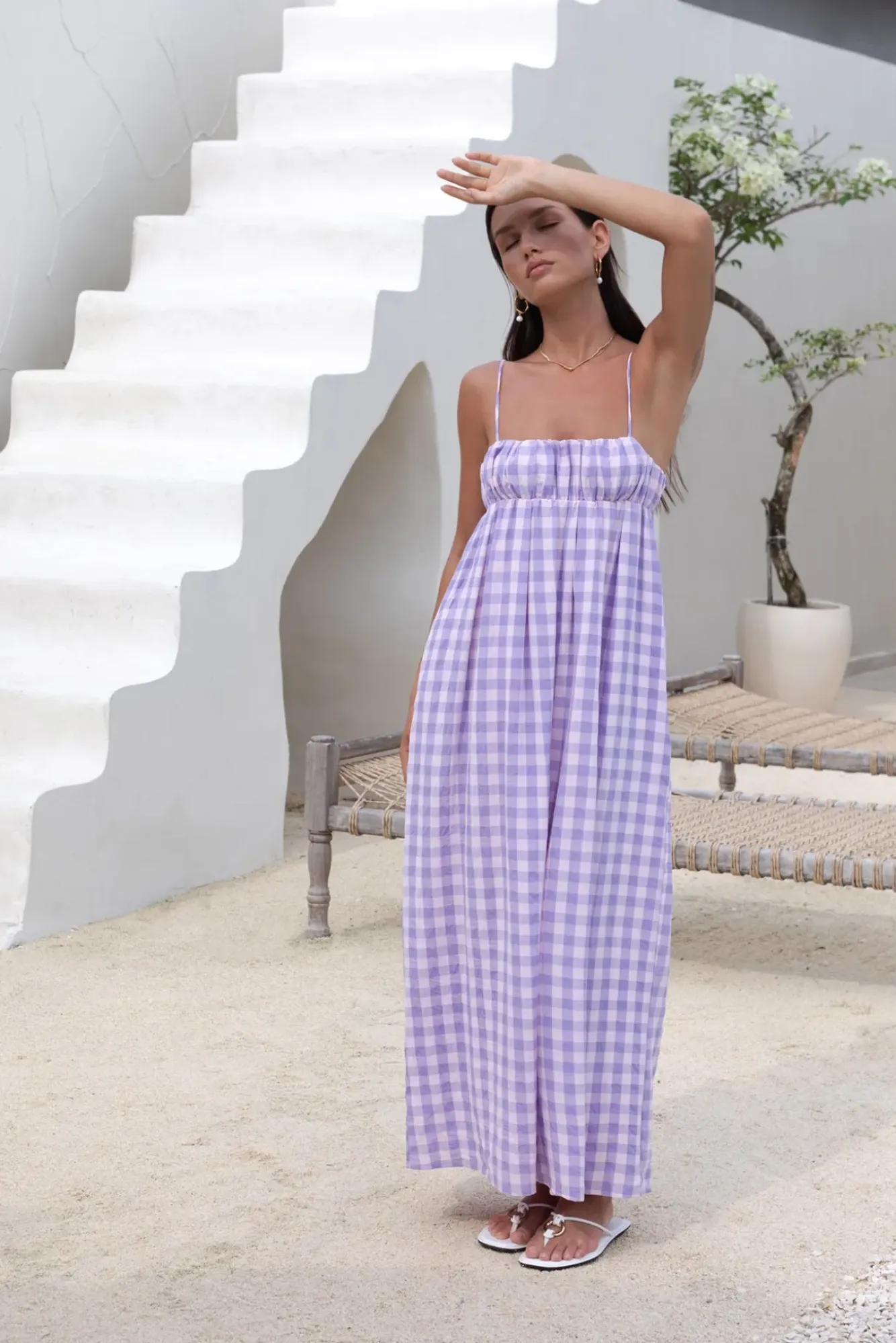 Vacation Dresses|Spring Break Dresses>Fortunate One Peony Maxi Dress Purple