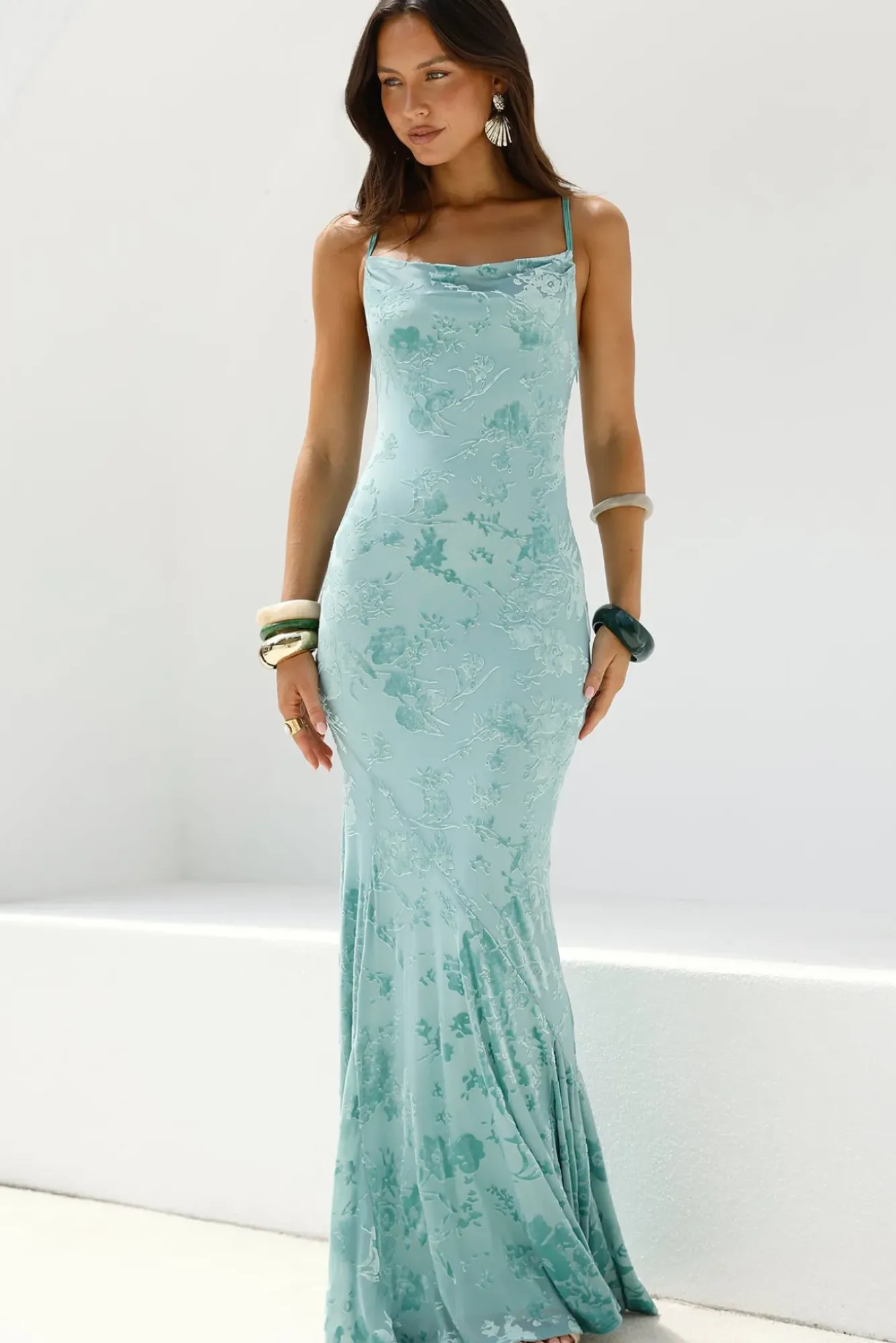Wedding Guest Dresses|Formal Dresses>Hello Molly Fortune Flow Maxi Dress Sage