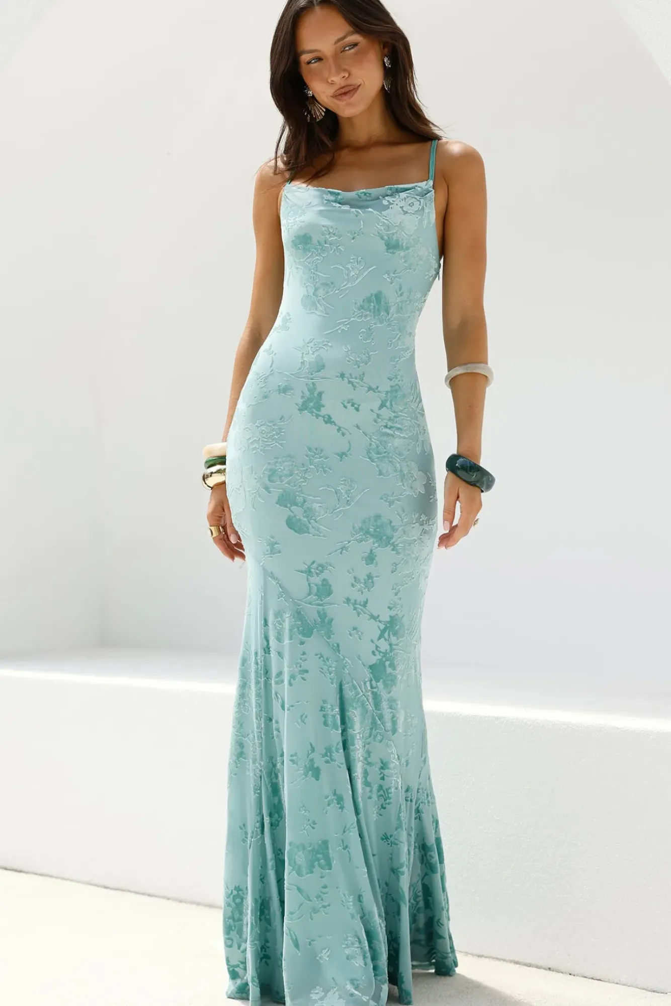 Wedding Guest Dresses|Formal Dresses>Hello Molly Fortune Flow Maxi Dress Sage