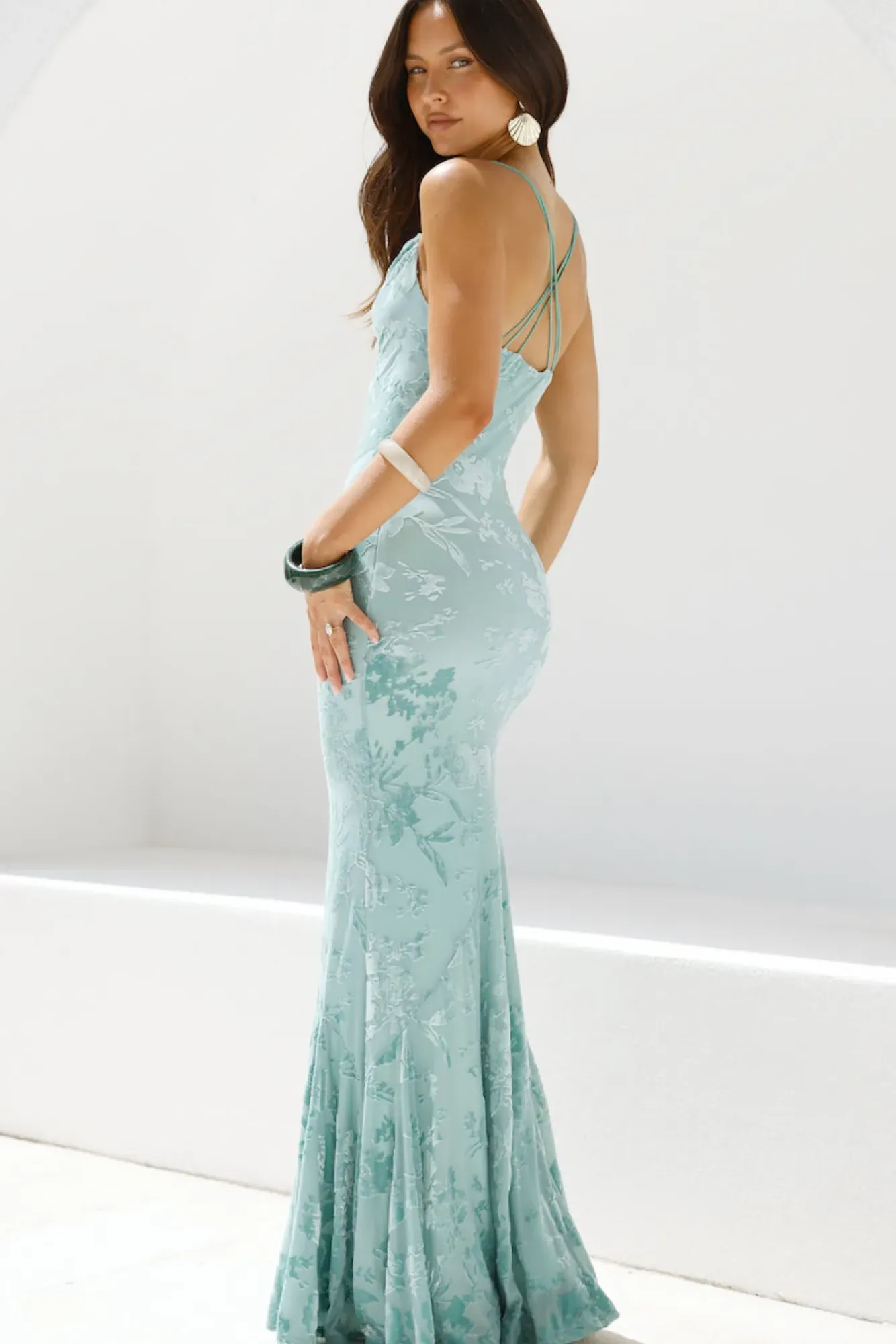 Wedding Guest Dresses|Formal Dresses>Hello Molly Fortune Flow Maxi Dress Sage