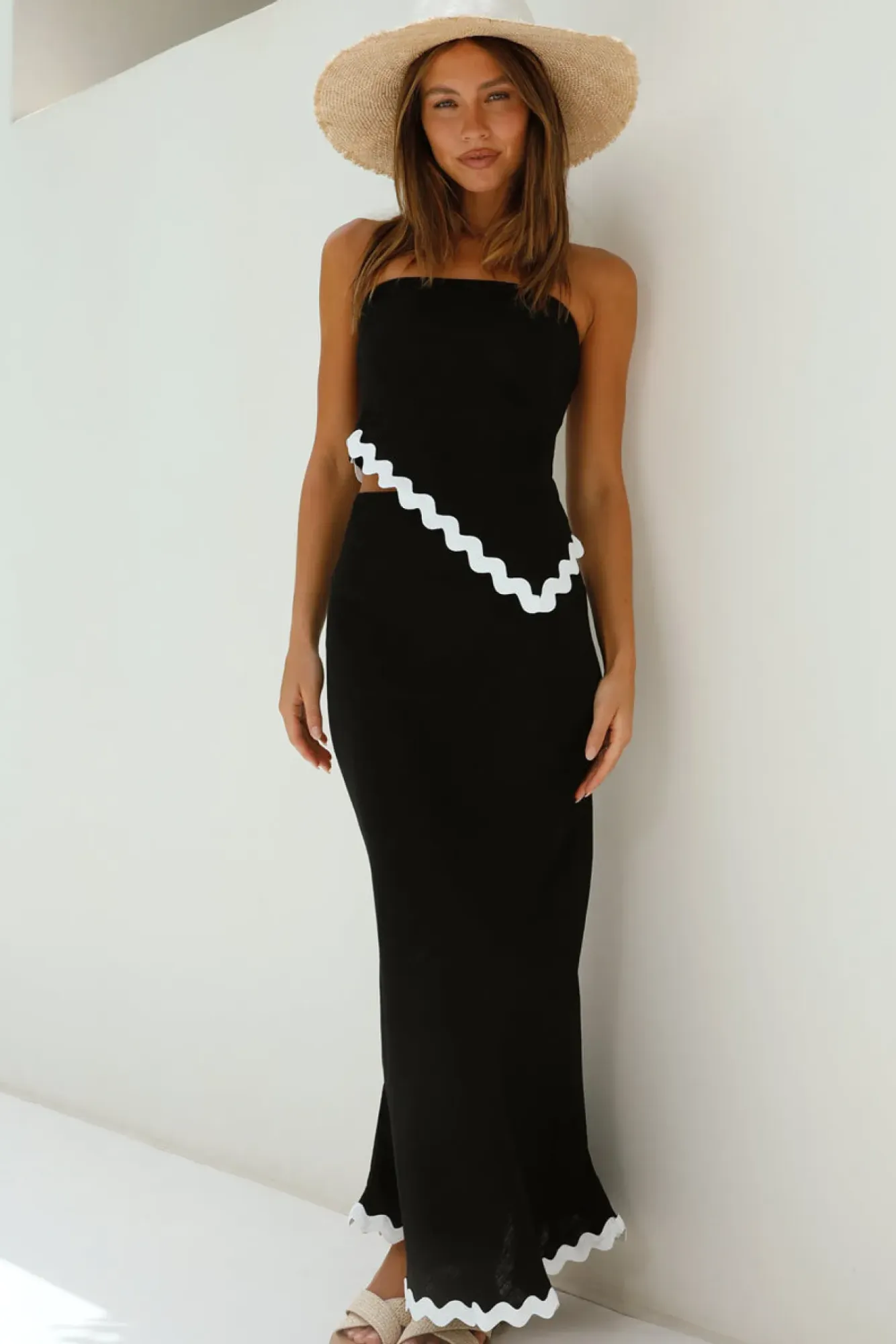 Skirts|Skirt And Top Sets>Hello Molly Found You Maxi Skirt Black