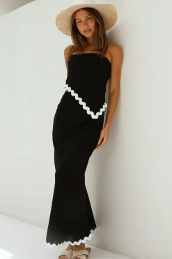 Skirts|Skirt And Top Sets>Hello Molly Found You Maxi Skirt Black