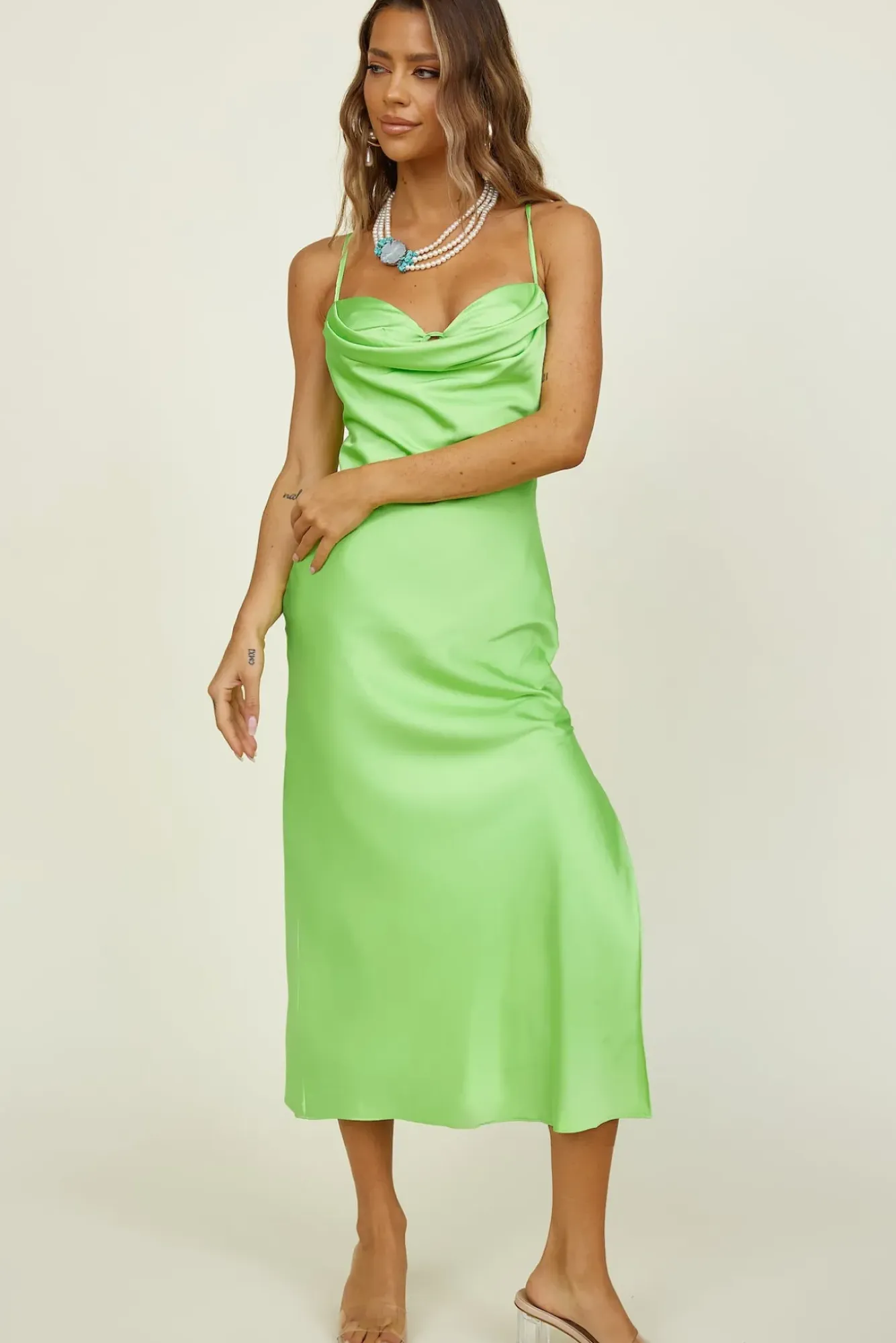 Maxi Dresses>Hello Molly Freed Spirit Maxi Dress Green
