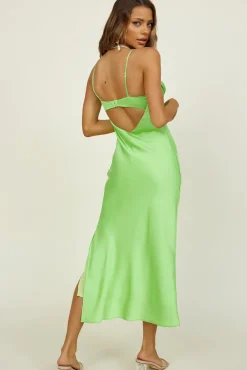 Maxi Dresses>Hello Molly Freed Spirit Maxi Dress Green