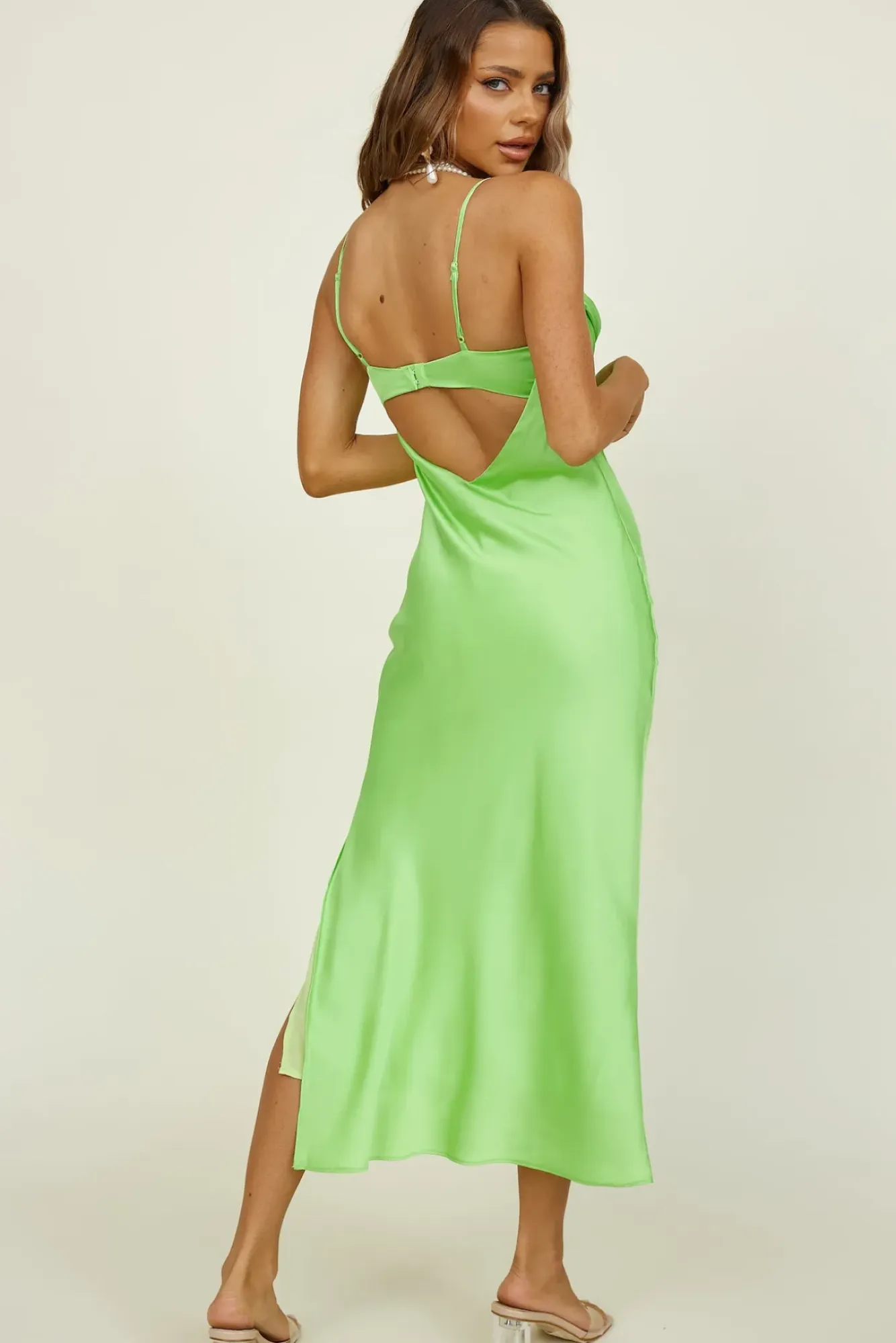 Maxi Dresses>Hello Molly Freed Spirit Maxi Dress Green