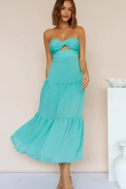 Spring Break Dresses|Bump Friendly>Hello Molly Free Falling Maxi Dress Green