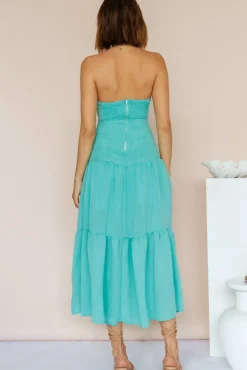 Spring Break Dresses|Bump Friendly>Hello Molly Free Falling Maxi Dress Green