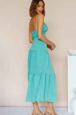 Spring Break Dresses|Bump Friendly>Hello Molly Free Falling Maxi Dress Green