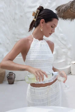 Skirt And Top Sets>Hello Molly French Martini Set Cream