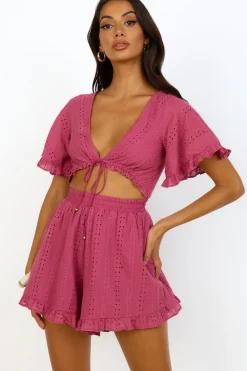 Rompers>Hello Molly From Eden Playsuit Pink