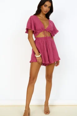 Rompers>Hello Molly From Eden Playsuit Pink
