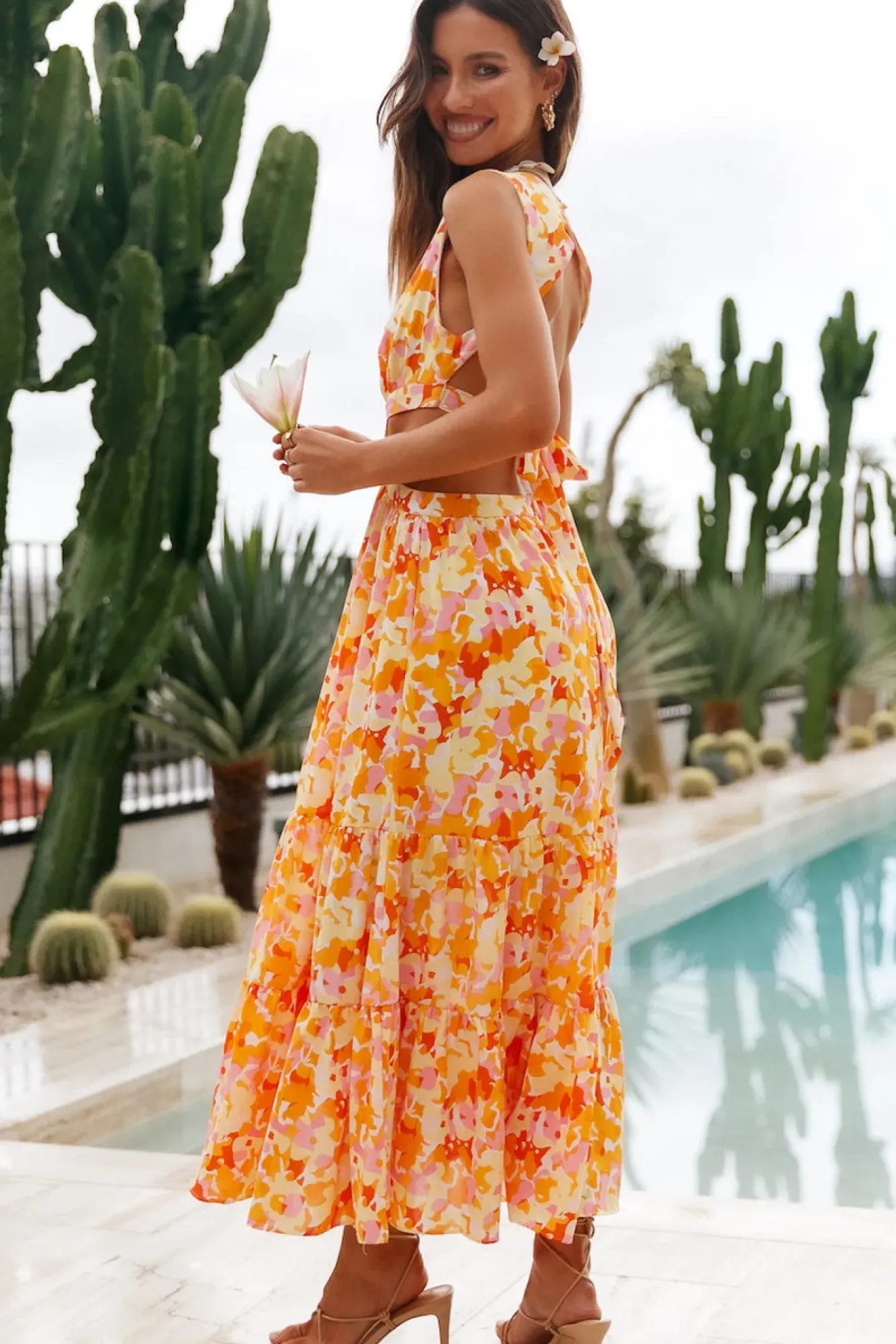 Spring Break Dresses|Bump Friendly>Hello Molly Frosted Love Maxi Dress