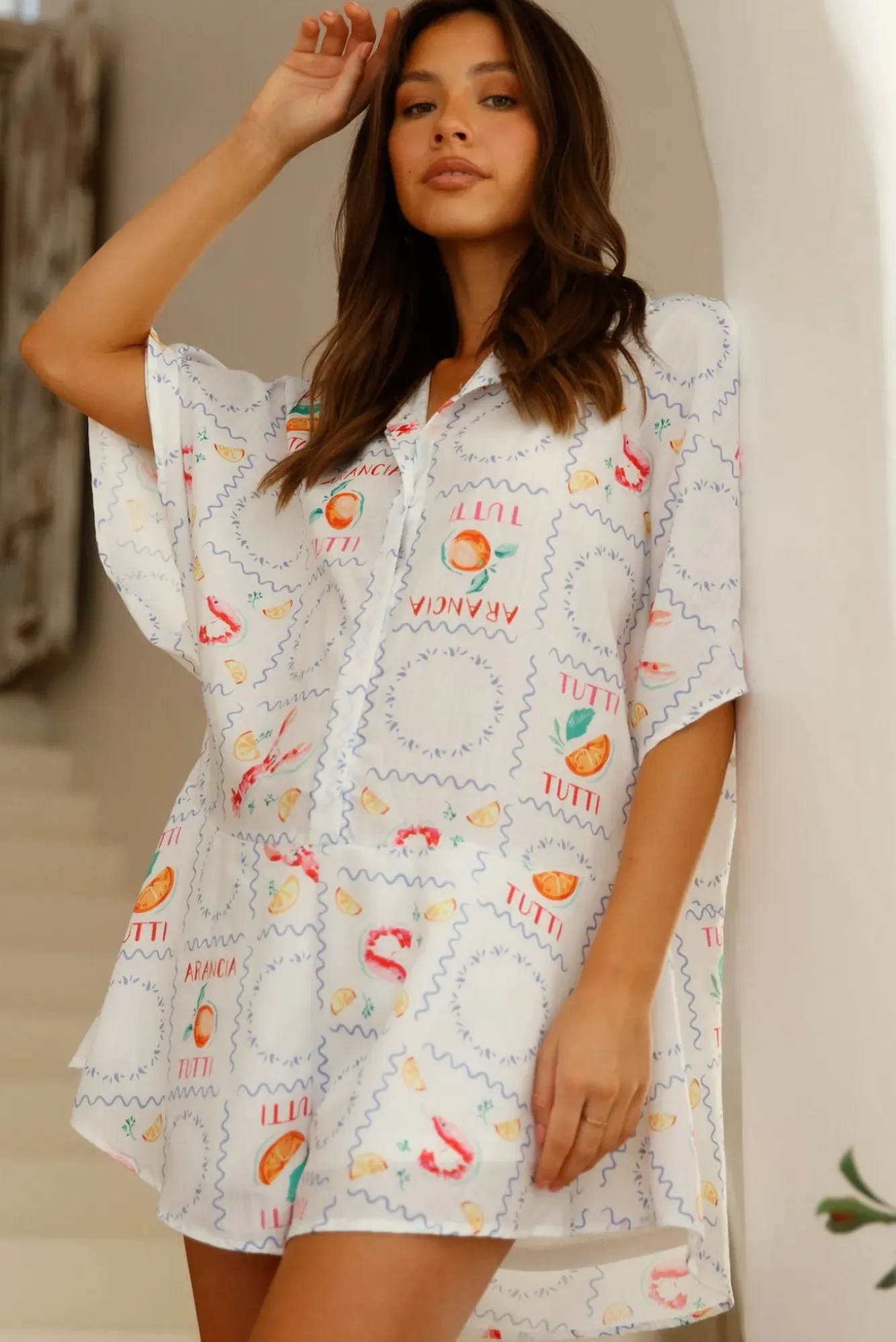 Rompers>Hello Molly Fruit Salad Romper Multi