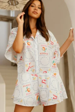 Rompers>Hello Molly Fruit Salad Romper Multi