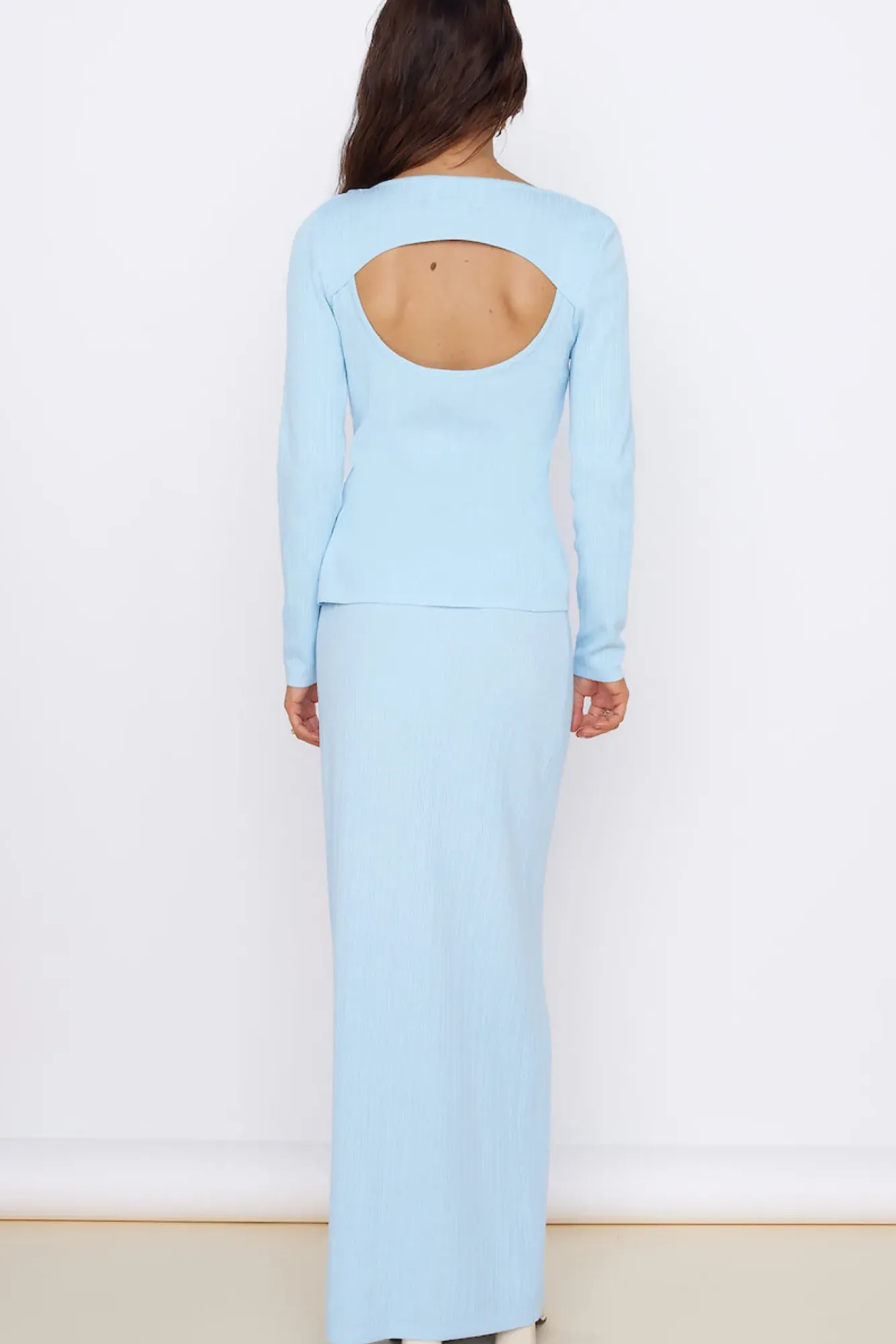 Skirts|Skirt And Top Sets>Hello Molly Garden of Eden Maxi Skirt Blue