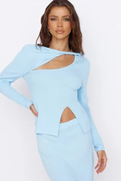 Shirts|Long Sleeve>Hello Molly Garden of Eden Top Blue