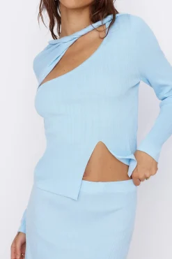 Shirts|Long Sleeve>Hello Molly Garden of Eden Top Blue