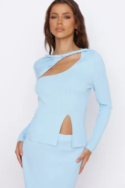 Shirts|Long Sleeve>Hello Molly Garden of Eden Top Blue