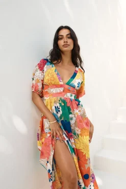 Wedding Guest Dresses|Cocktail Dresses>Hello Molly Garden Wedding Maxi Dress Multi