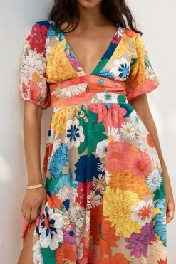 Wedding Guest Dresses|Cocktail Dresses>Hello Molly Garden Wedding Maxi Dress Multi