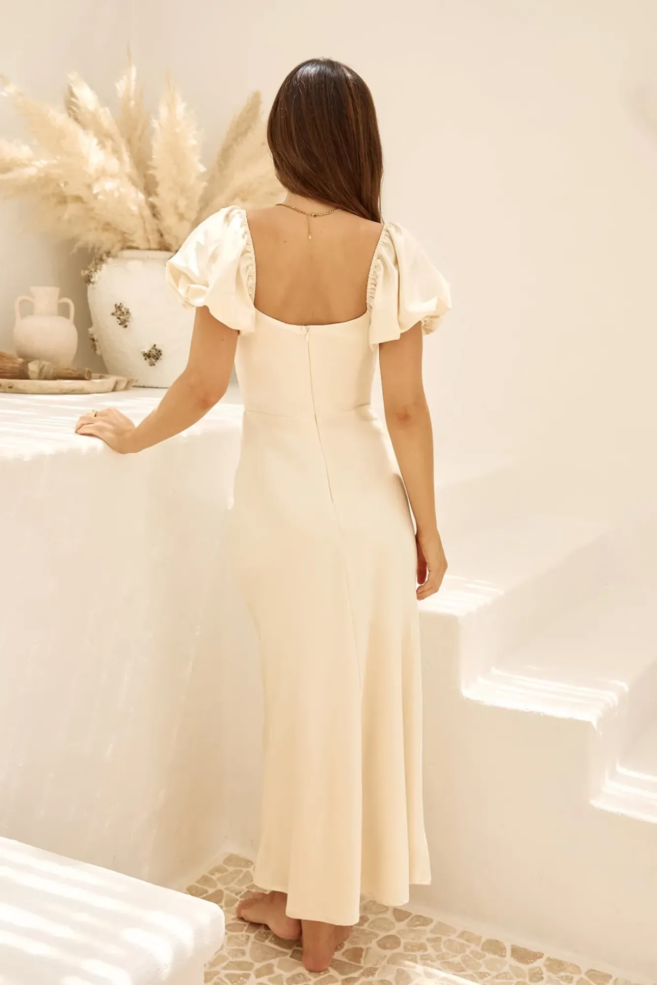 Wedding Guest Dresses|Cocktail Dresses>Hello Molly Gilded Daydreams Satin Maxi Dress Yellow