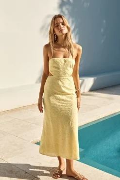 Vacation Dresses|Spring Break Dresses>Fortunate One Give Me Sunshine Maxi Dress Yellow