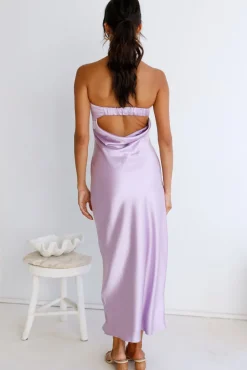 Wedding Guest Dresses|Formal Dresses>Hello Molly Gleam In Gold Maxi Dress Purple