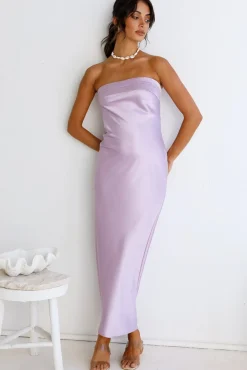 Wedding Guest Dresses|Formal Dresses>Hello Molly Gleam In Gold Maxi Dress Purple