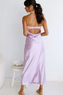 Wedding Guest Dresses|Formal Dresses>Hello Molly Gleam In Gold Maxi Dress Purple