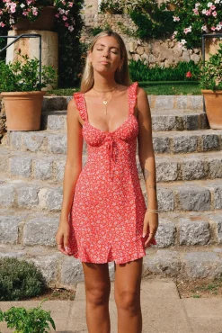 Spring Break Dresses|Brunch Dresses>Hello Molly Glory Is Yours Dress Red