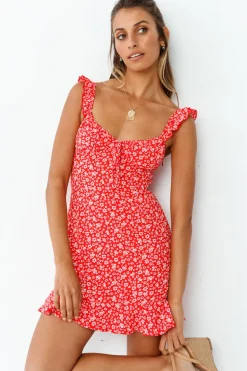 Spring Break Dresses|Brunch Dresses>Hello Molly Glory Is Yours Dress Red