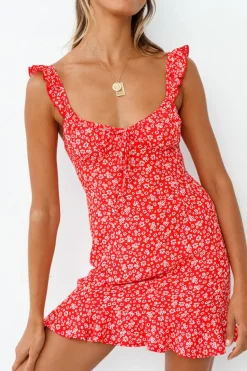 Spring Break Dresses|Brunch Dresses>Hello Molly Glory Is Yours Dress Red