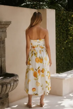 Wedding Guest Dresses|Cocktail Dresses>Hello Molly Golden Glow Maxi Dress Yellow