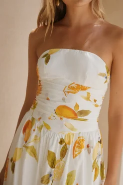 Wedding Guest Dresses|Cocktail Dresses>Hello Molly Golden Glow Maxi Dress Yellow