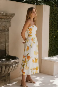 Wedding Guest Dresses|Cocktail Dresses>Hello Molly Golden Glow Maxi Dress Yellow
