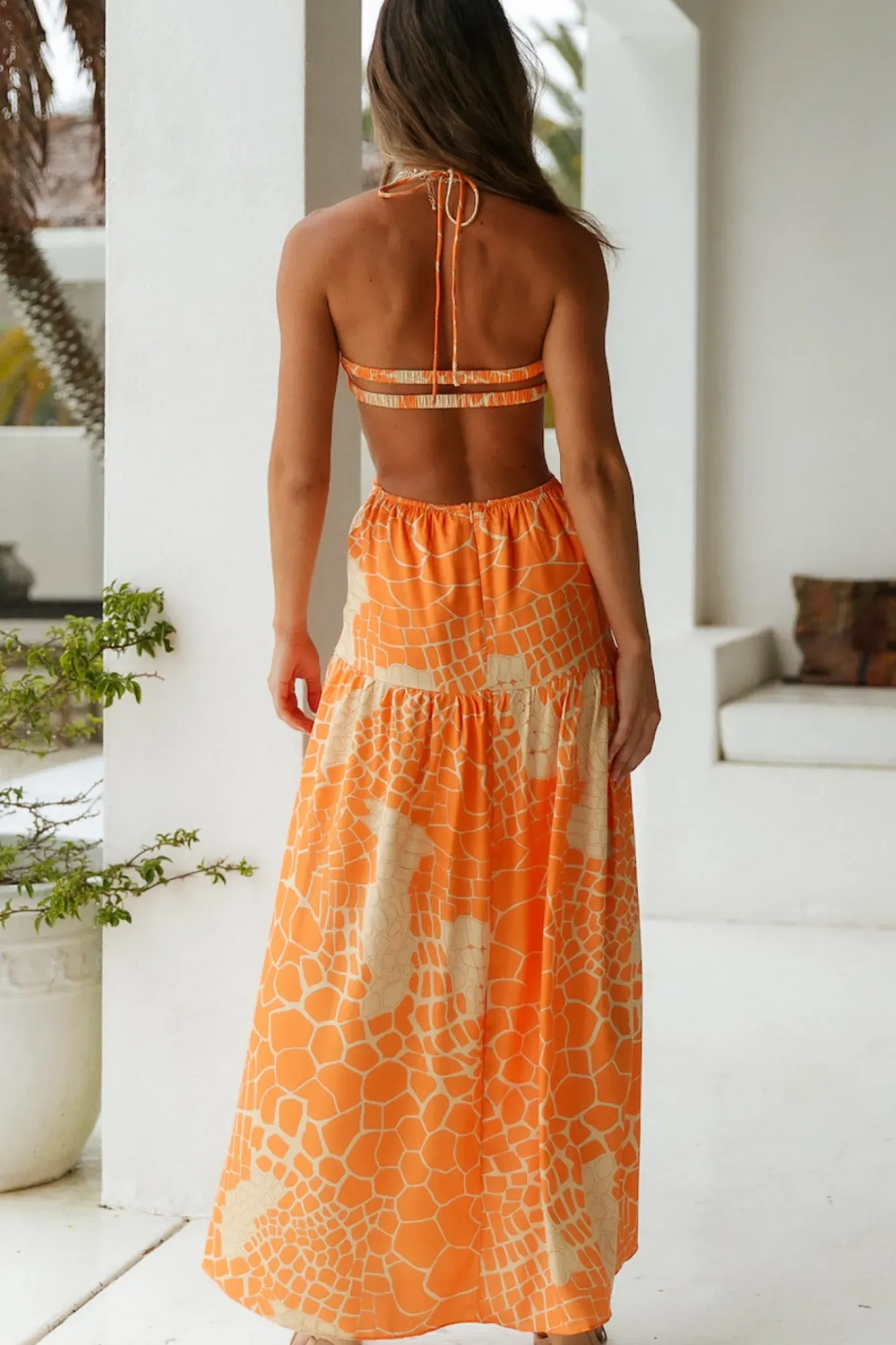 Vacation Dresses|Spring Break Dresses>Hello Molly Golden Honey Maxi Dress