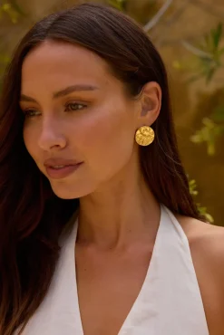 Earrings>Hello Molly Golden Horizon Earrings Gold