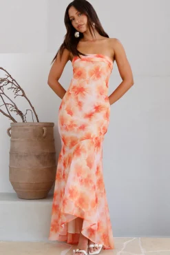 Maxi Dresses>Hello Molly Golden Hour Glow