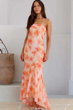 Maxi Dresses>Hello Molly Golden Hour Glow