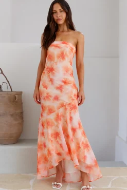Maxi Dresses>Hello Molly Golden Hour Glow