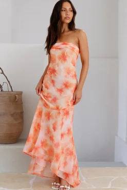 Maxi Dresses>Hello Molly Golden Hour Glow