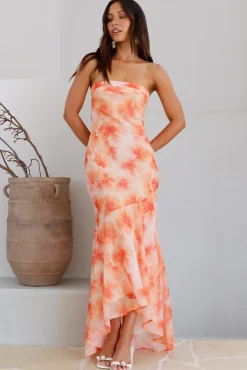 Maxi Dresses>Hello Molly Golden Hour Glow